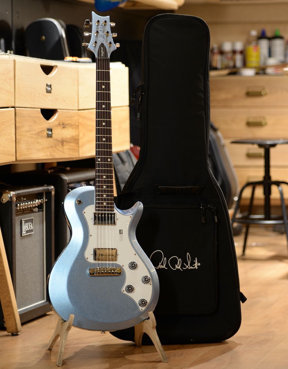 Электрогитара PRS S2 SC STD DOTS FROST BLUE METALLIC - купить в "Гитарном Клубе"