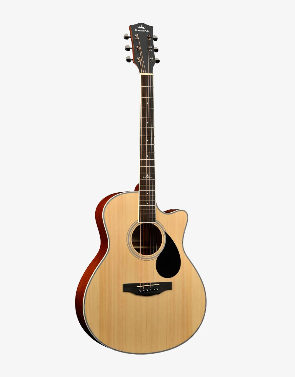 Электроакустическая гитара Kepma A1CE Natural Matt - купить в "Гитарном Клубе"
