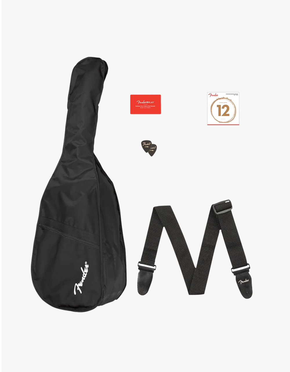 Акустическая гитара Fender California Debut Redondo Pack, Natural - купить в "Гитарном Клубе"