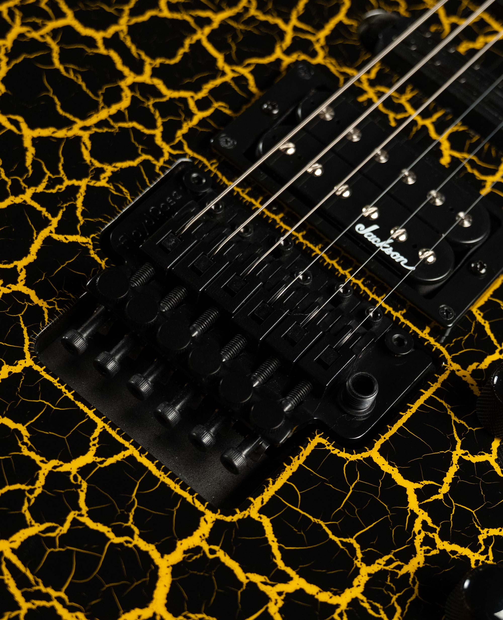 Электрогитара Jackson Soloist SL3X DX Yellow Crackl - купить в "Гитарном Клубе"
