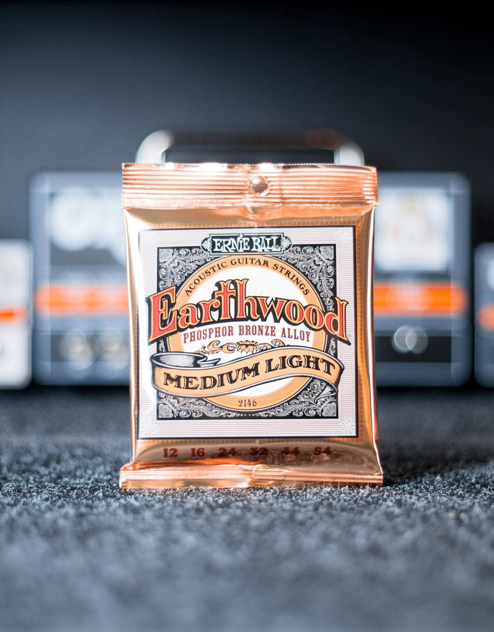 Струны для акустической гитары Ernie Ball 2146 Earthwood Phosphor Bronze, 12-54 - купить в "Гитарном Клубе"