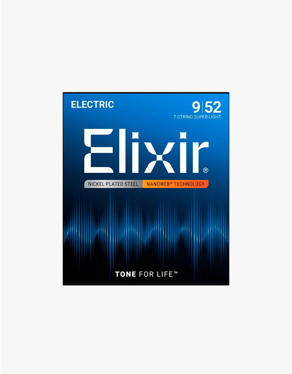 Струны для  7-струнной электрогитары Elixir Nanoweb 12007, 9-52 - купить в "Гитарном Клубе"