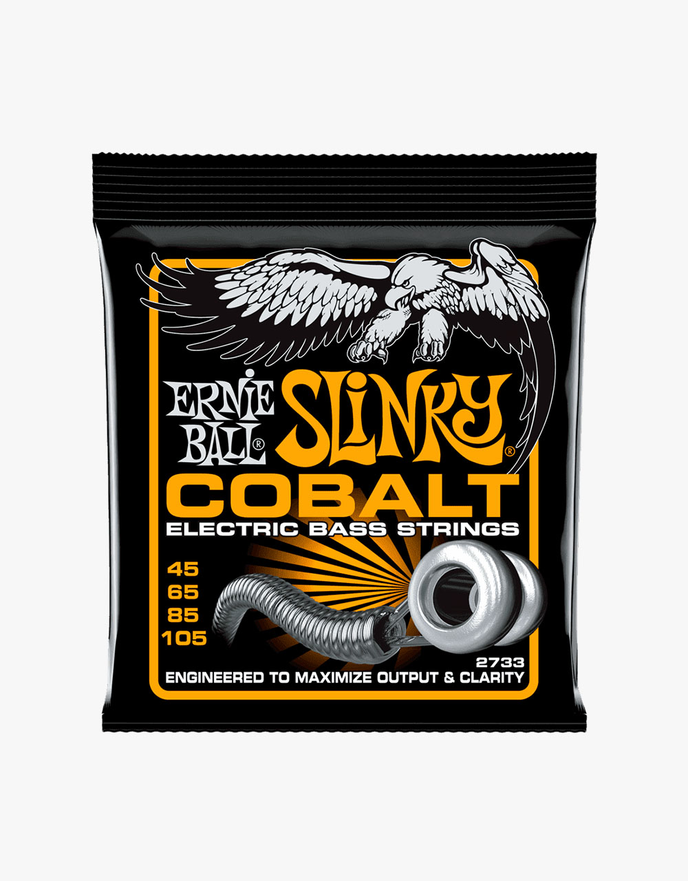 Струны для бас-гитары Ernie Ball Cobalt Bass Hybrid Slinky, 45-105 - купить в "Гитарном Клубе"