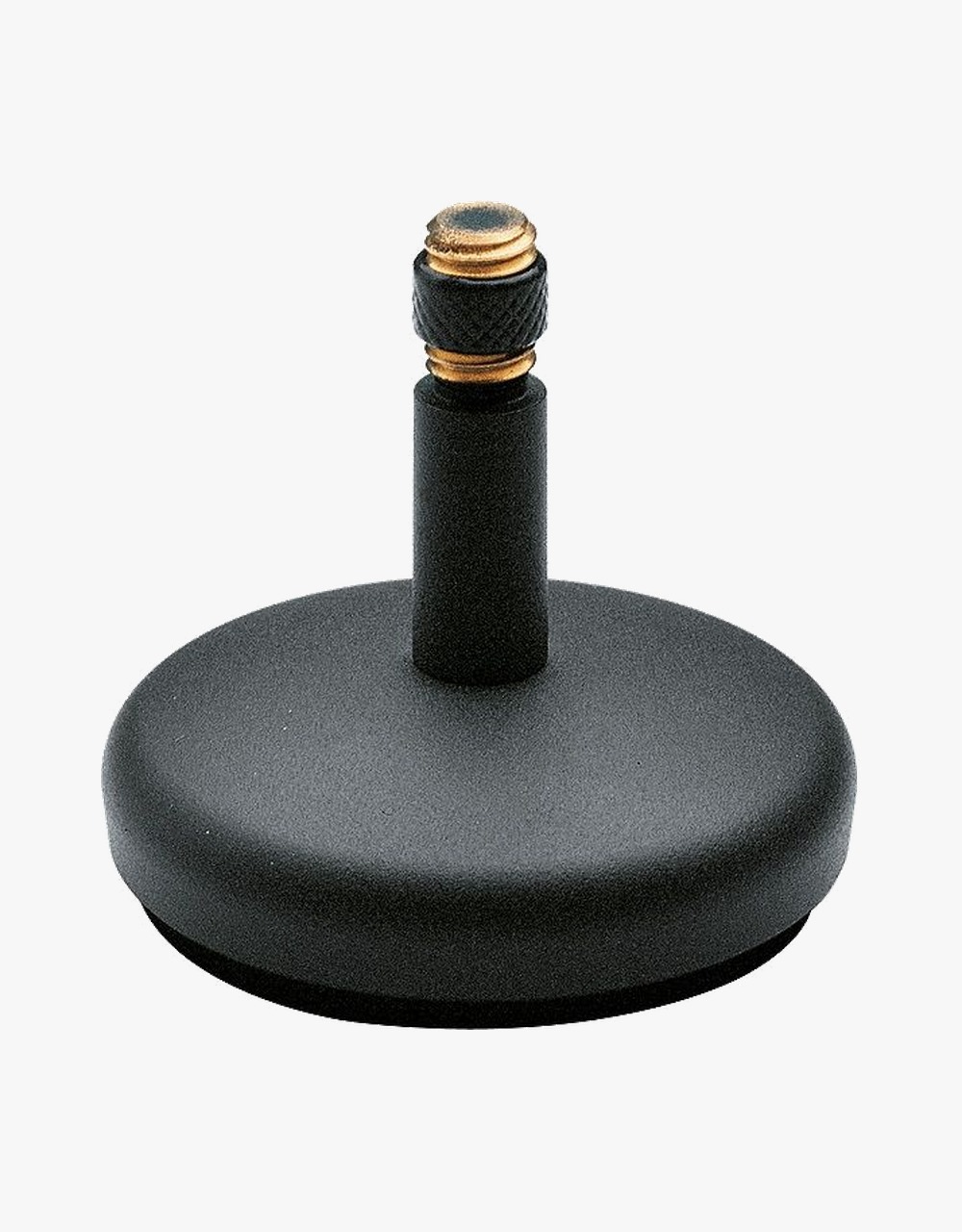 Микрофонная стойка K&M 23266-300-74 настольная с круглым основанием, серая - купить в "Гитарном Клубе"