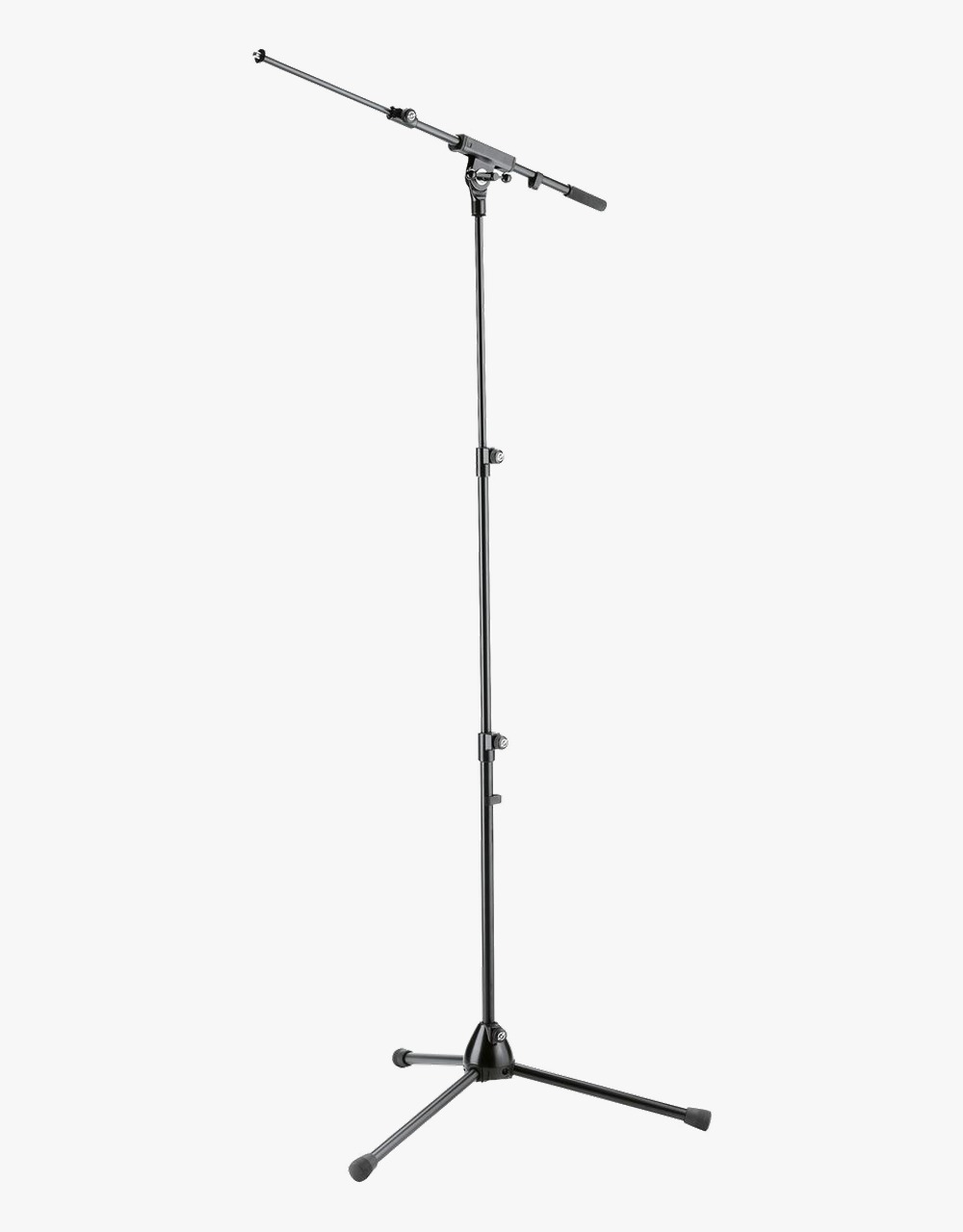 Микрофонная стойка K&M 25200-300-55 "журавль", чёрная, 620-1470 мм - купить в "Гитарном Клубе"