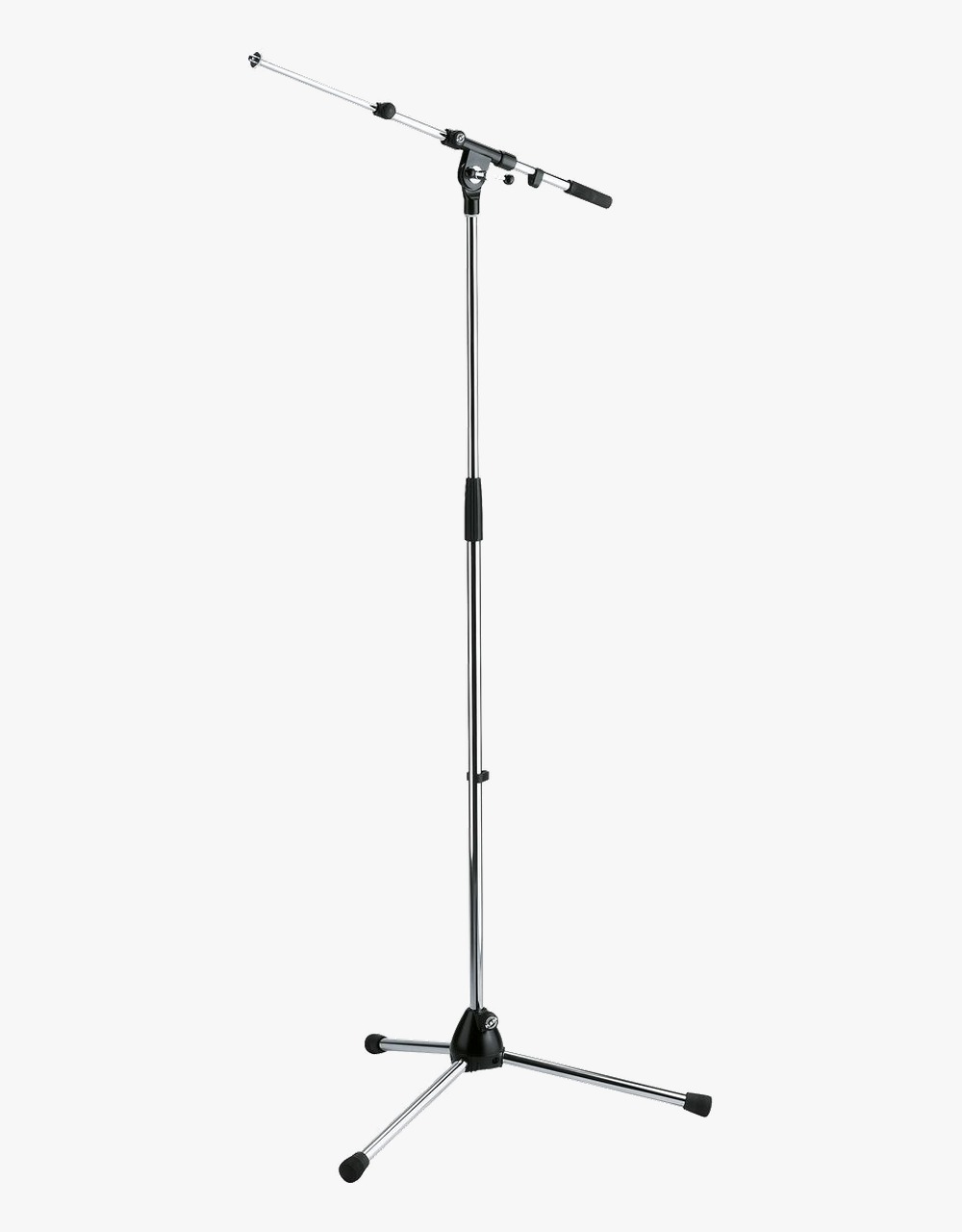 Микрофонная стойка K&M 21090-300-02 "журавль", телескопическая стрела, хром, 900-1605 мм - купить в "Гитарном Клубе"