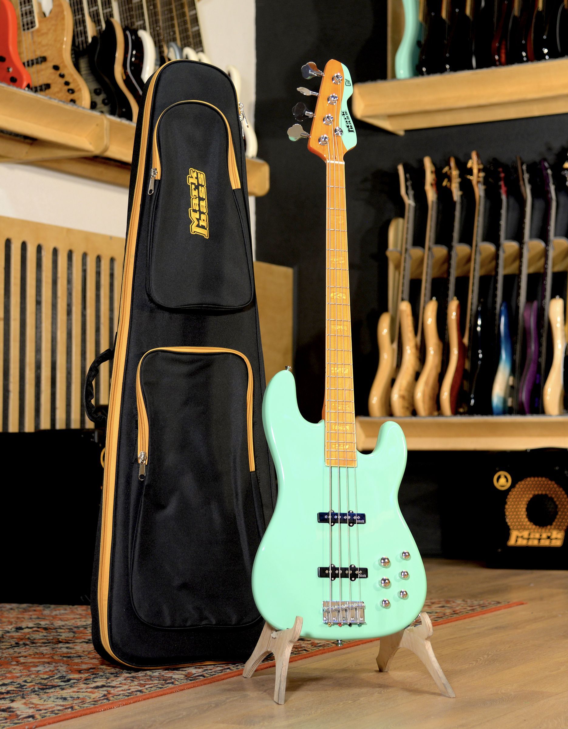 Бас-гитара Markbass MB GV 4 Gloxy Val Surf Green CR MP - купить в "Гитарном Клубе"
