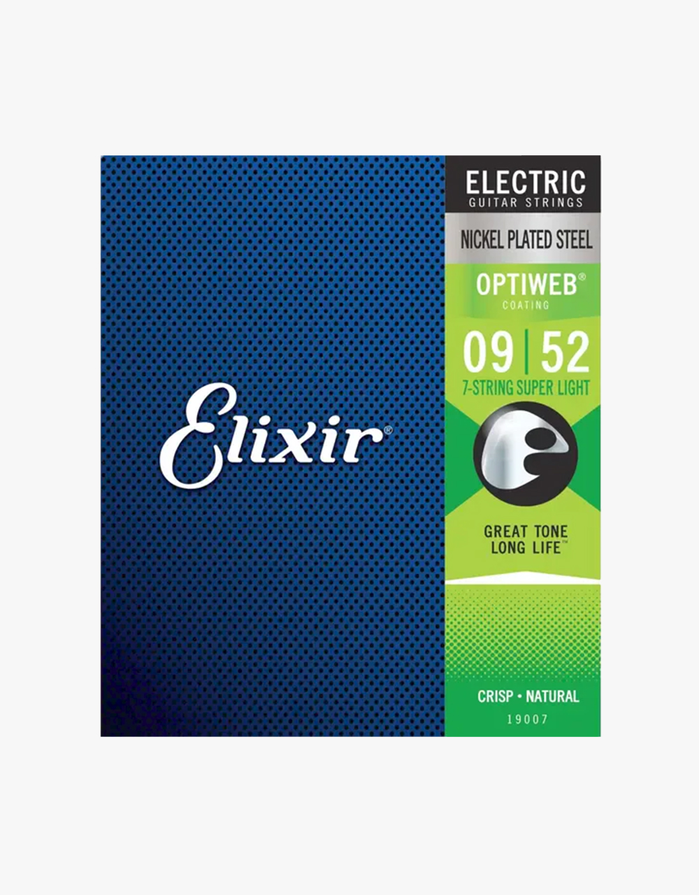 Струны для 7-струнной электрогитары Elixir 19007 Optiweb, 09-52 - купить в "Гитарном Клубе"