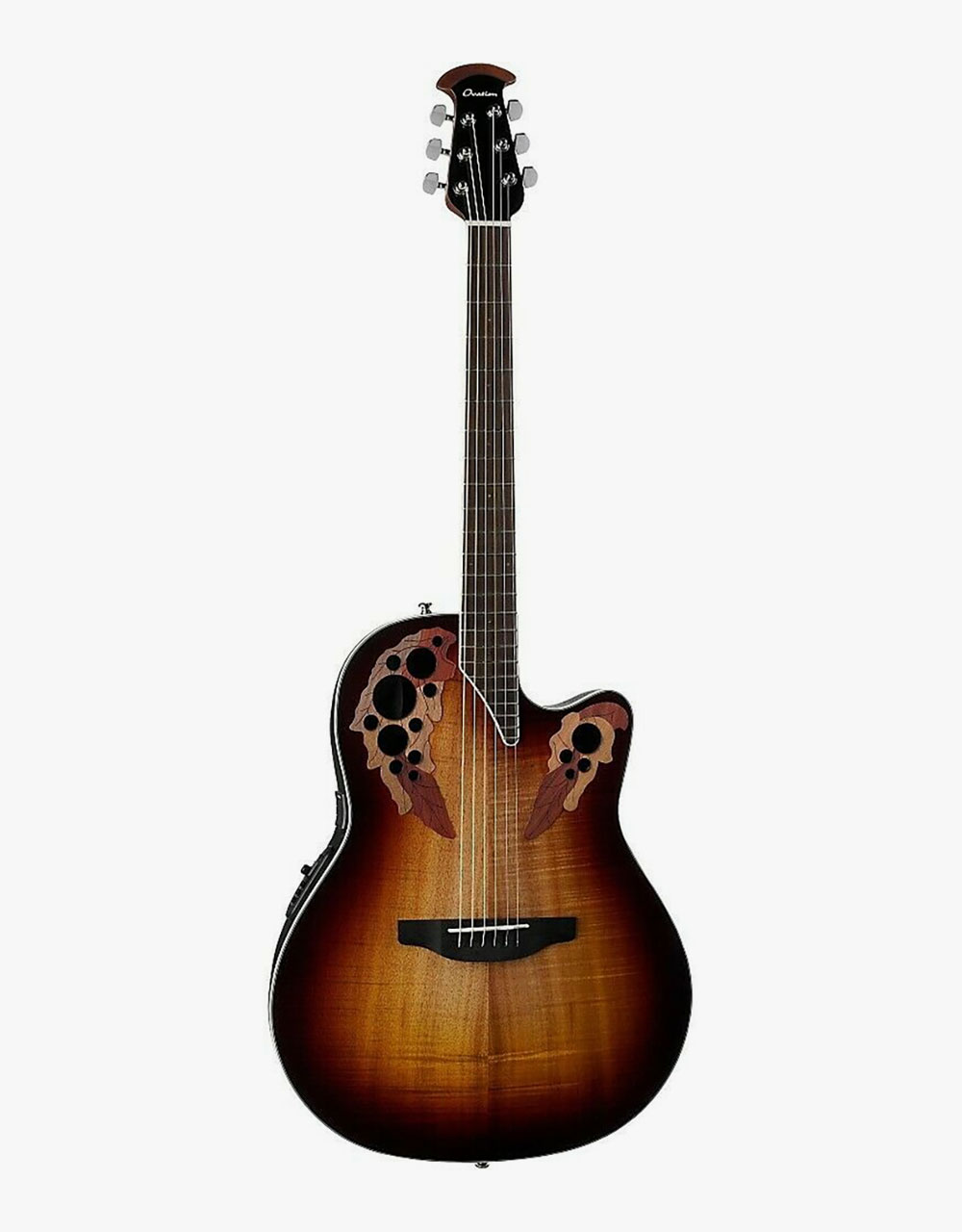 Электроакустическая гитара Ovation CE48P-KOAB Celebrity Elite Plus Super Shallow Koa Burst - купить в "Гитарном Клубе"
