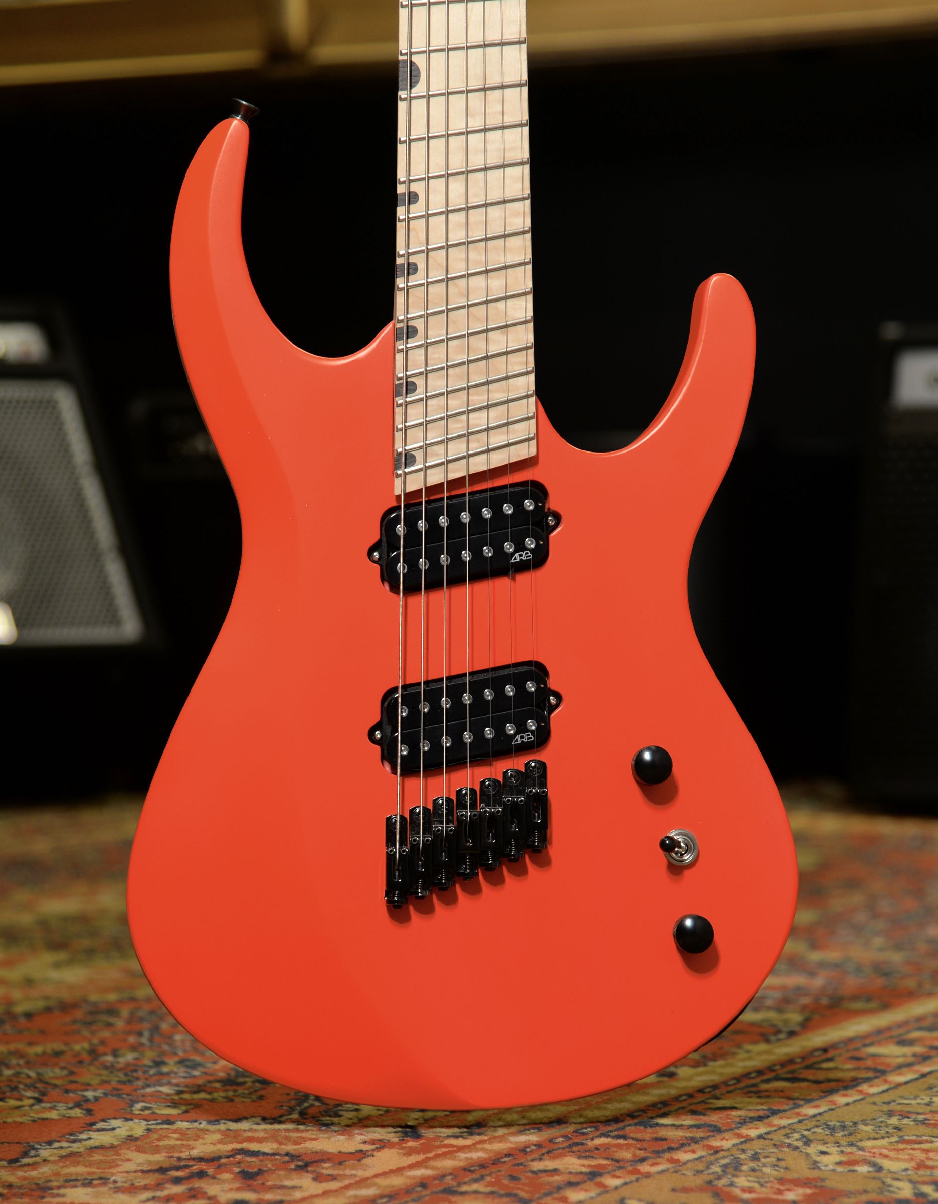 Электрогитара Inspector Phoenix 7 multiscale Neon Red - купить в "Гитарном Клубе"