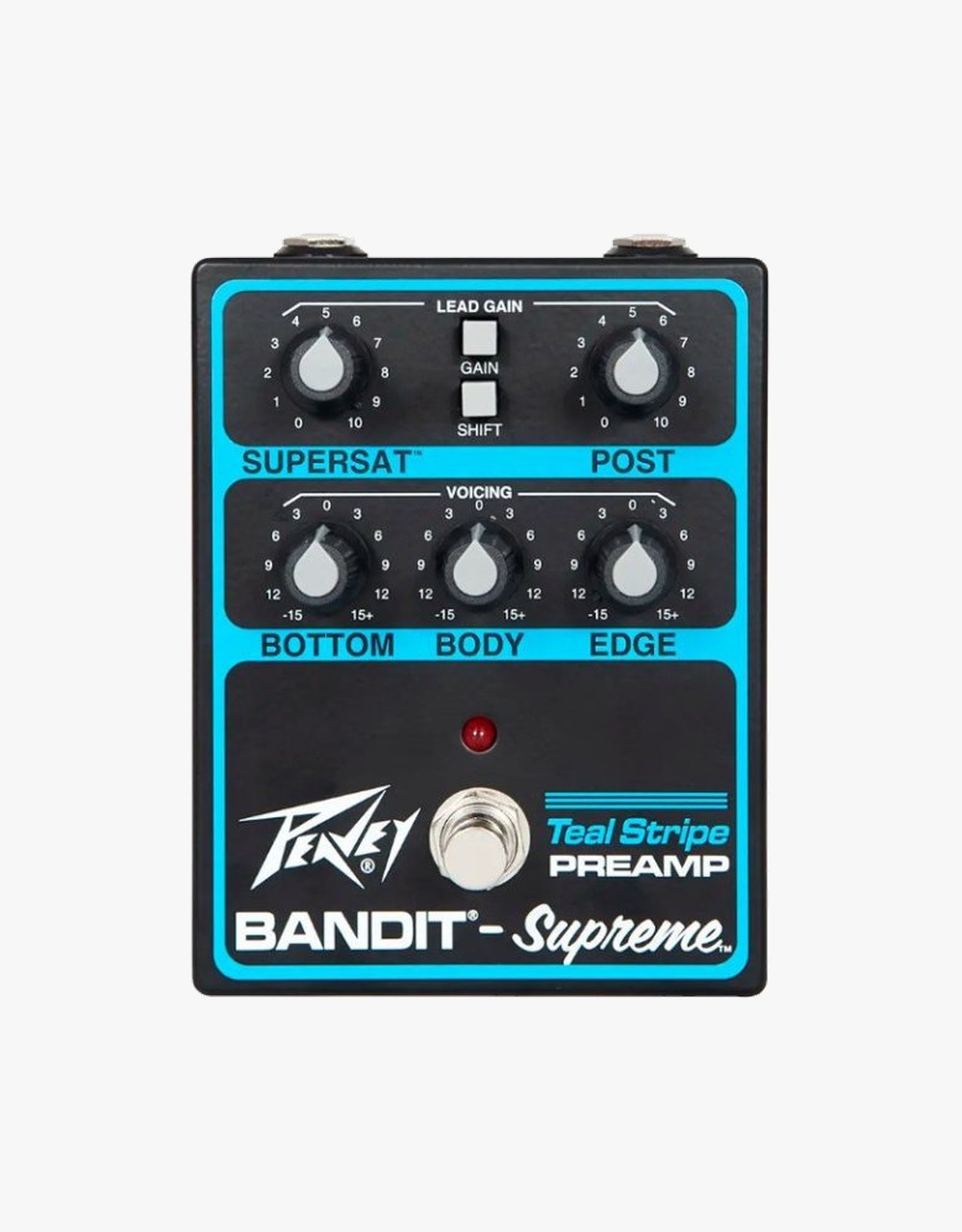 Гитарная педаль Peavey Bandit Supreme Teal Stripe Preamp - купить в "Гитарном Клубе"