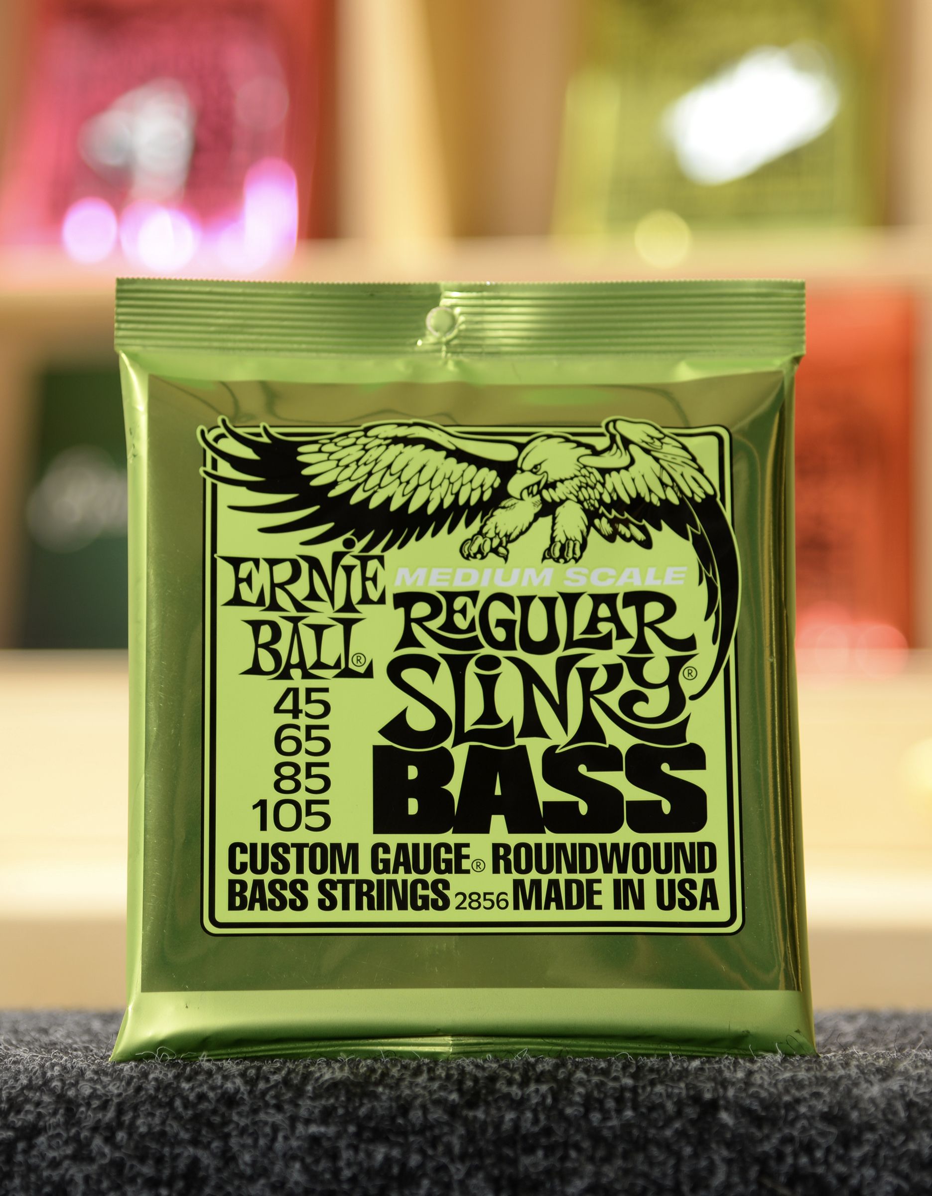 Струны для бас-гитары Ernie Ball 2856 Regular Slinky Medium Scale 45-105 - купить в "Гитарном Клубе"