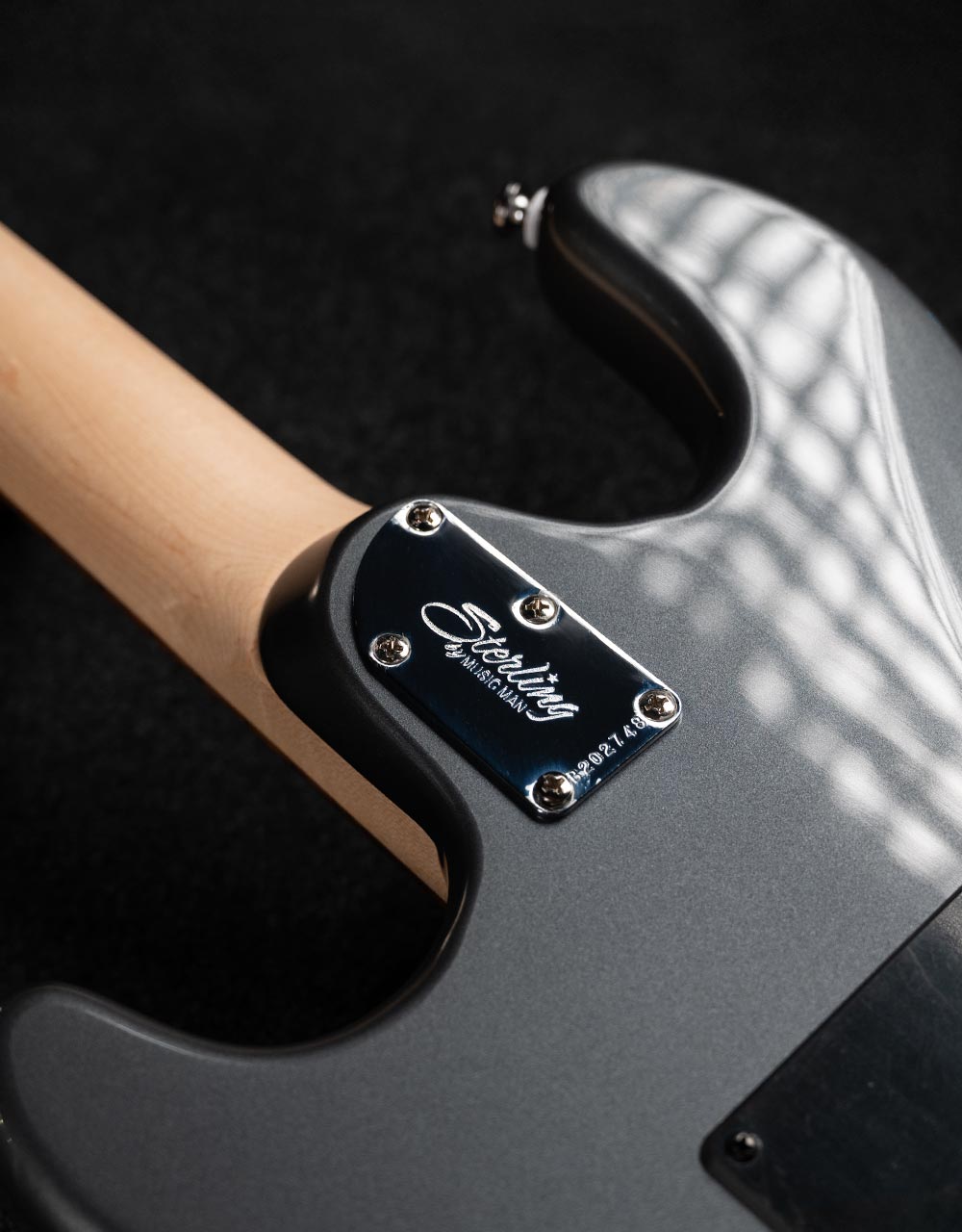 Электрогитара Sterling Cutlass SSS Charcoal Frost - купить в "Гитарном Клубе"