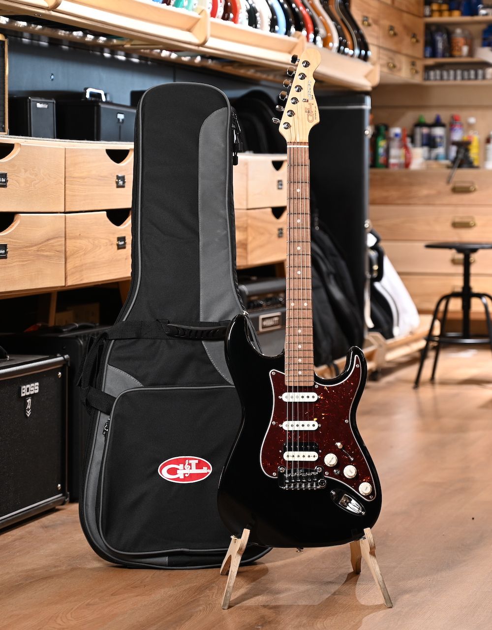 Электрогитара G&L FD Legacy HB Jet Black CR - купить в "Гитарном Клубе"