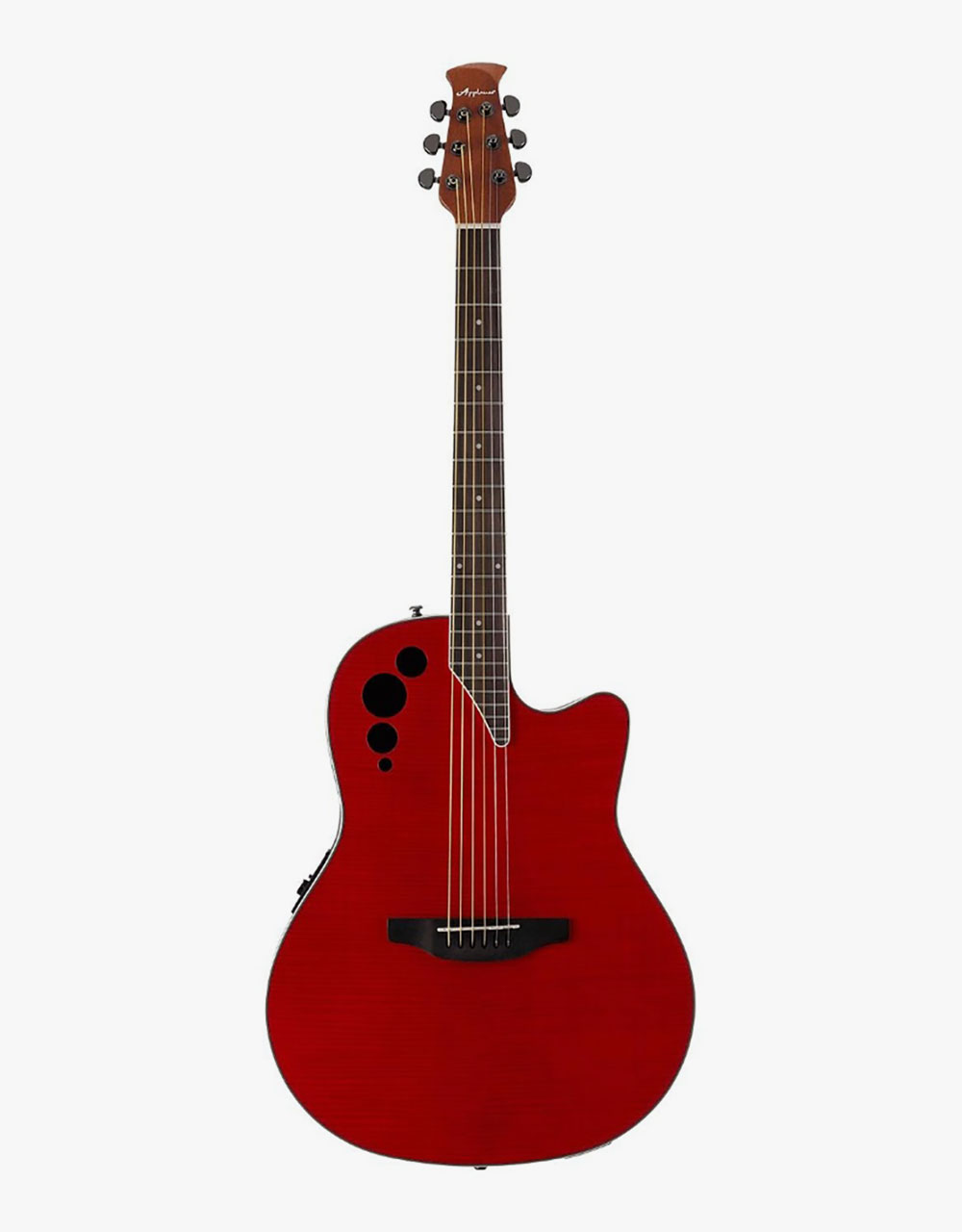 Электроакустическая гитара Ovation Applause AE44IIP-CHF Mid Cutaway Cherry Flame - купить в "Гитарном Клубе"