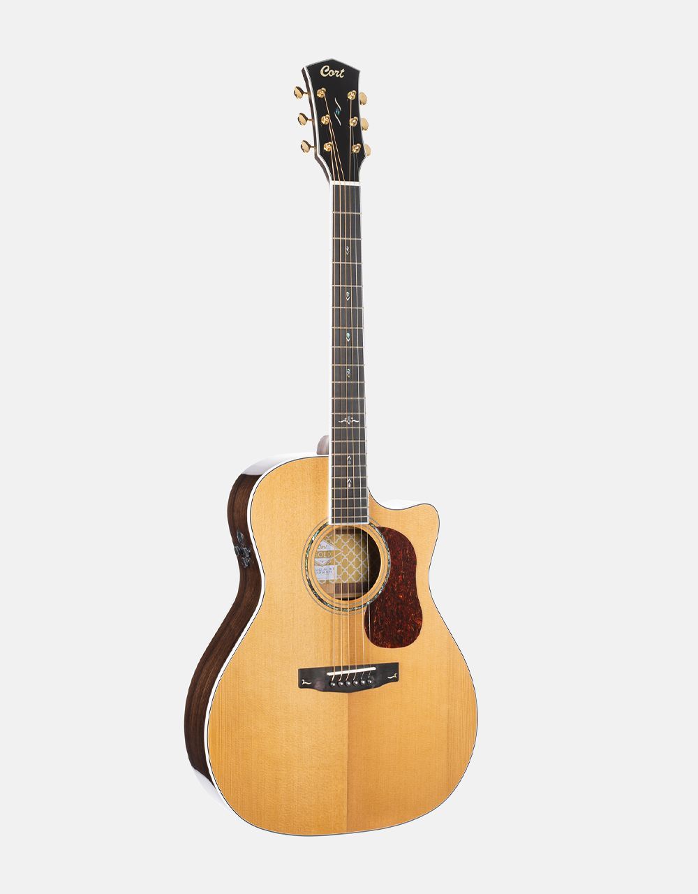 Электроакустическая гитара Cort Gold-A8-WCASE-NAT - купить в "Гитарном Клубе"