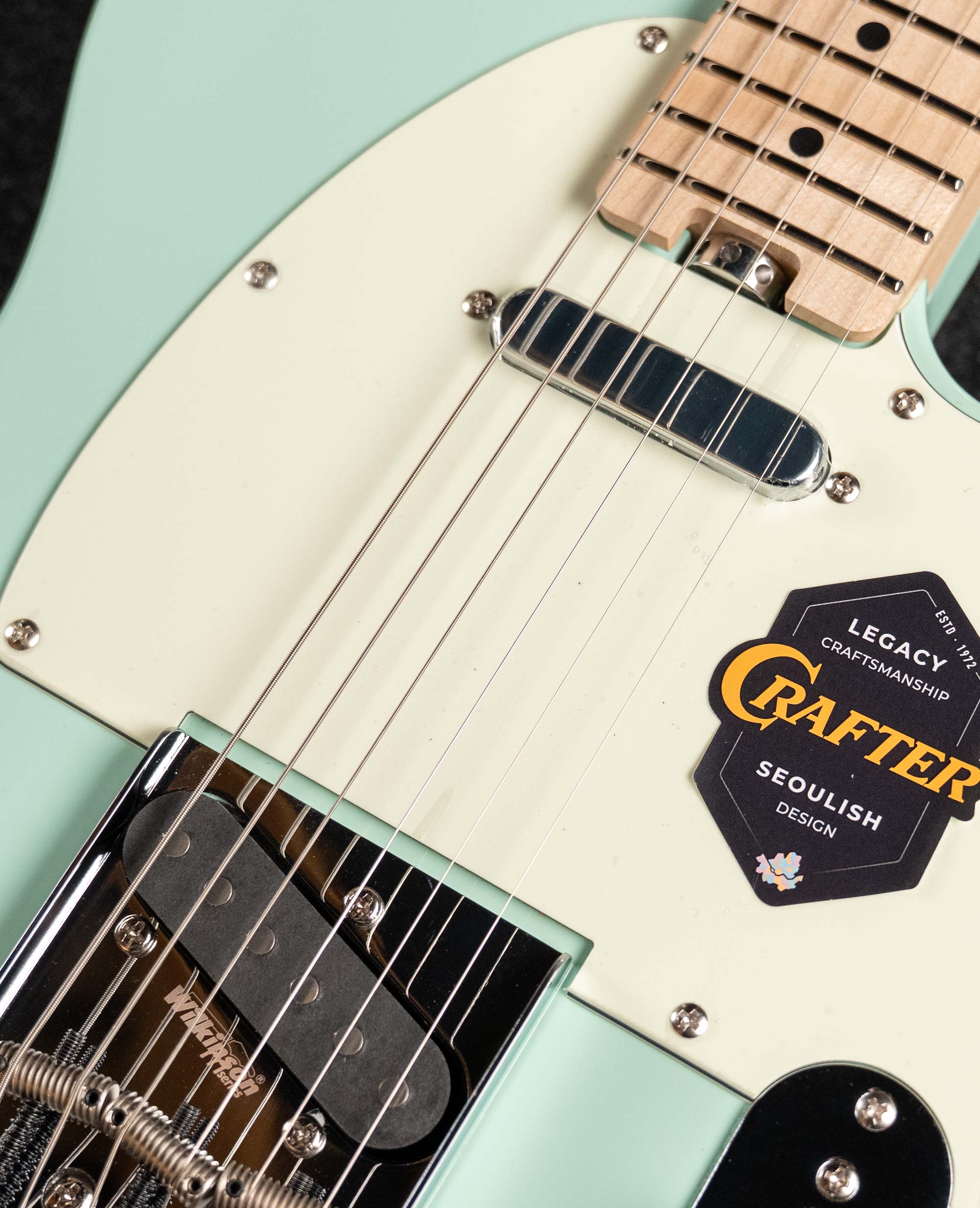 Электрогитара Crafter Charlotte T MP Ara Green - купить в "Гитарном Клубе"