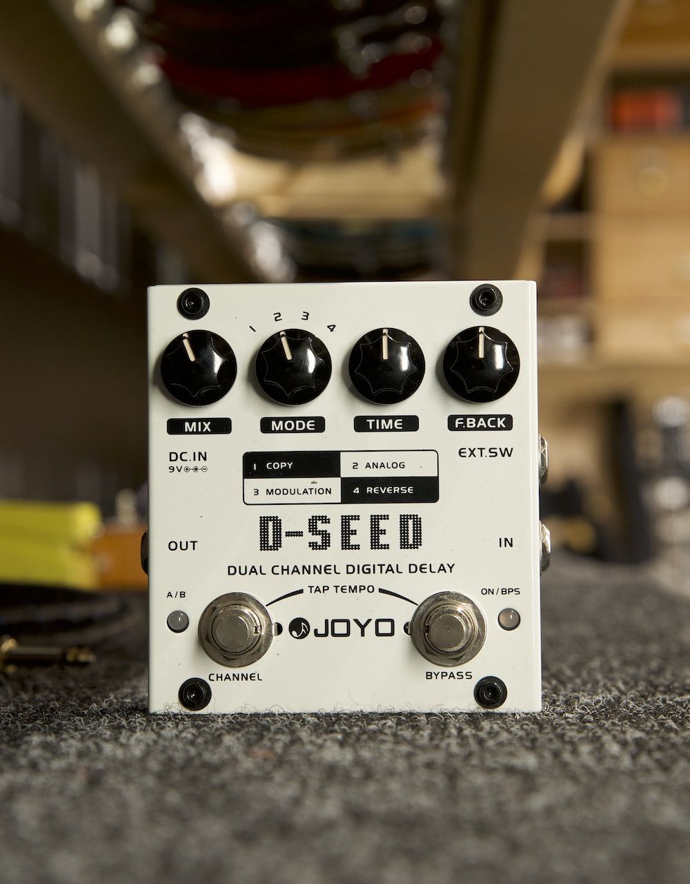 Гитарная педаль JOYO D-SEED, Dual Channel Digital Delay - купить в "Гитарном Клубе"