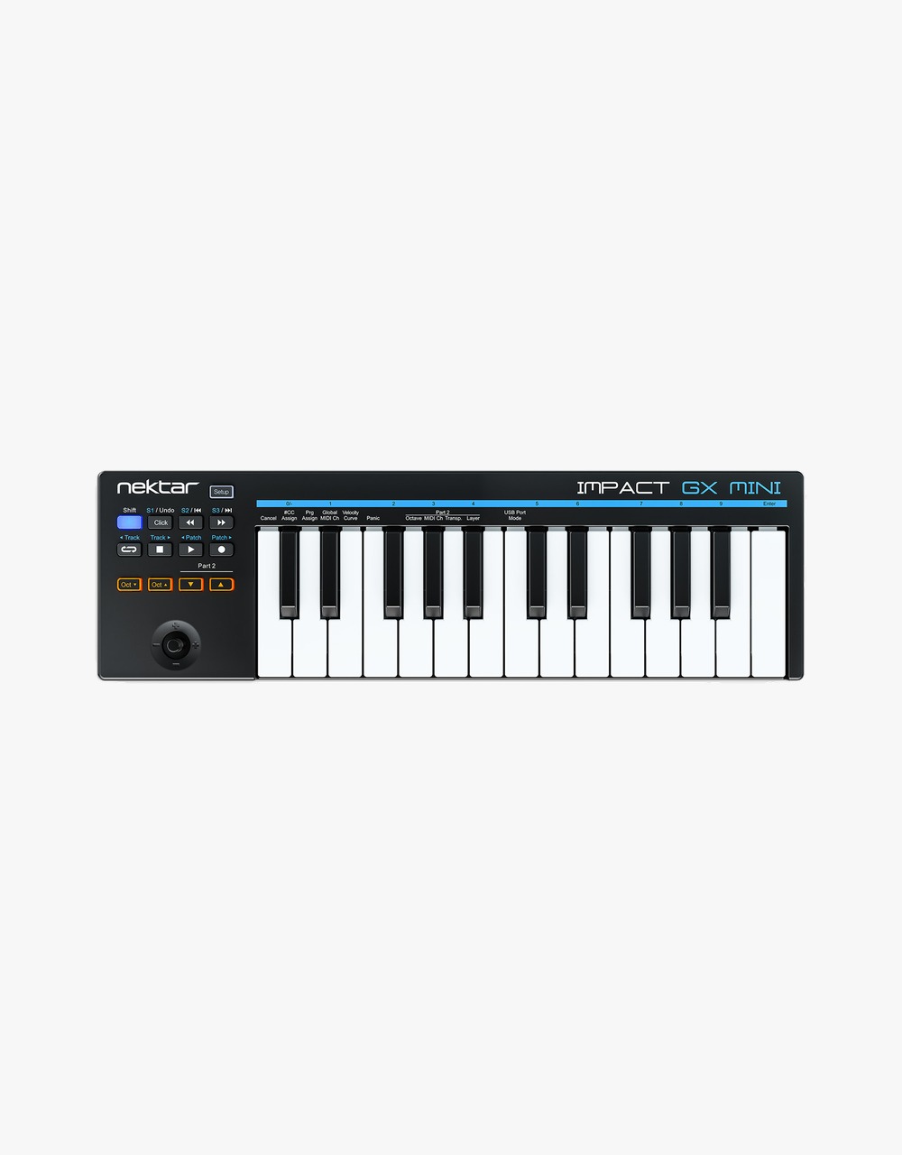 MIDI-контроллер Nektar Impact GX Mini USB MIDI клавиатура, 25 клавиш, ПО Bitwig 8-Track, вес 0.49 кг - купить в "Гитарном Клубе"