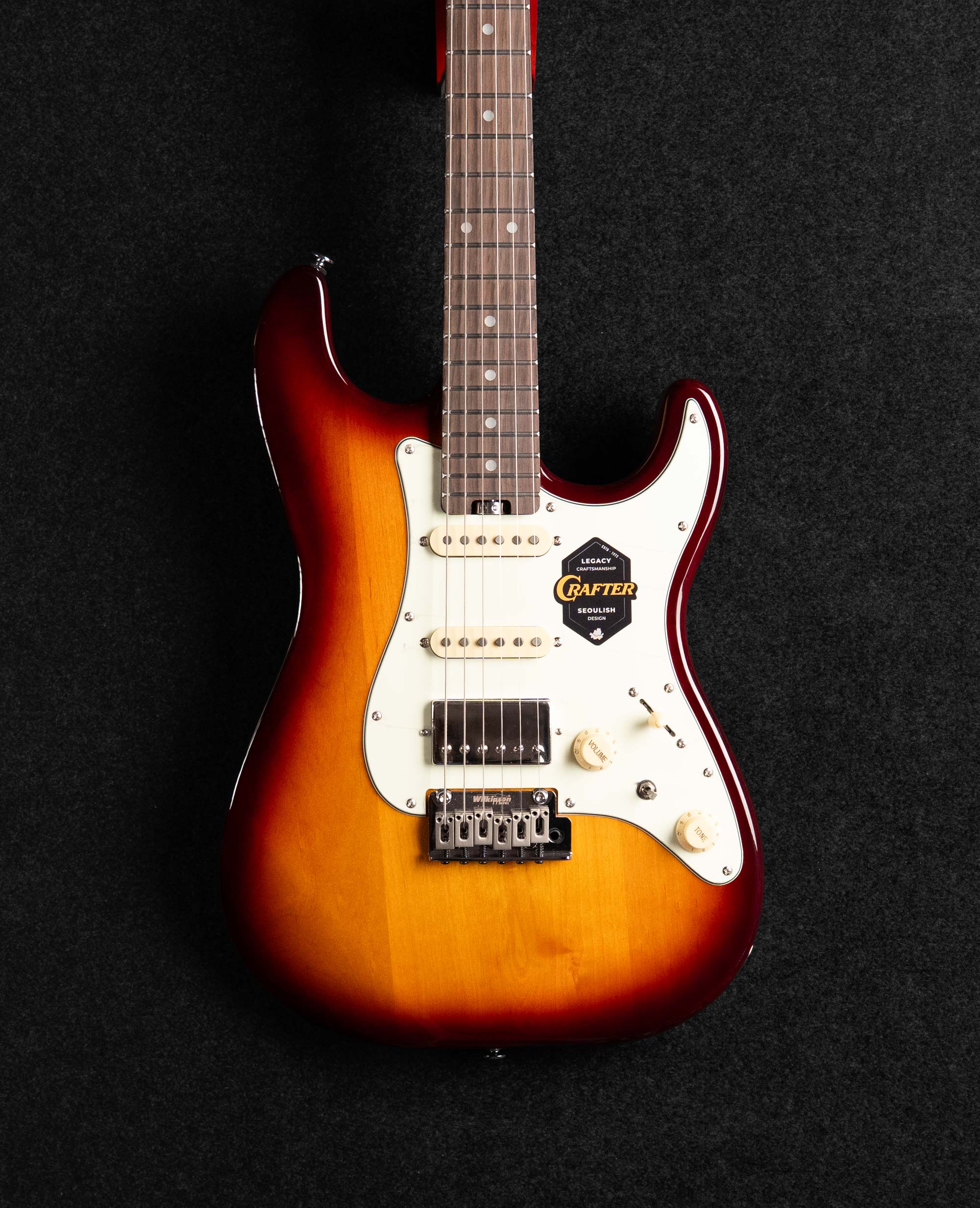 Электрогитара Crafter Charlotte S RS Tobacco Sunburst - купить в "Гитарном Клубе"