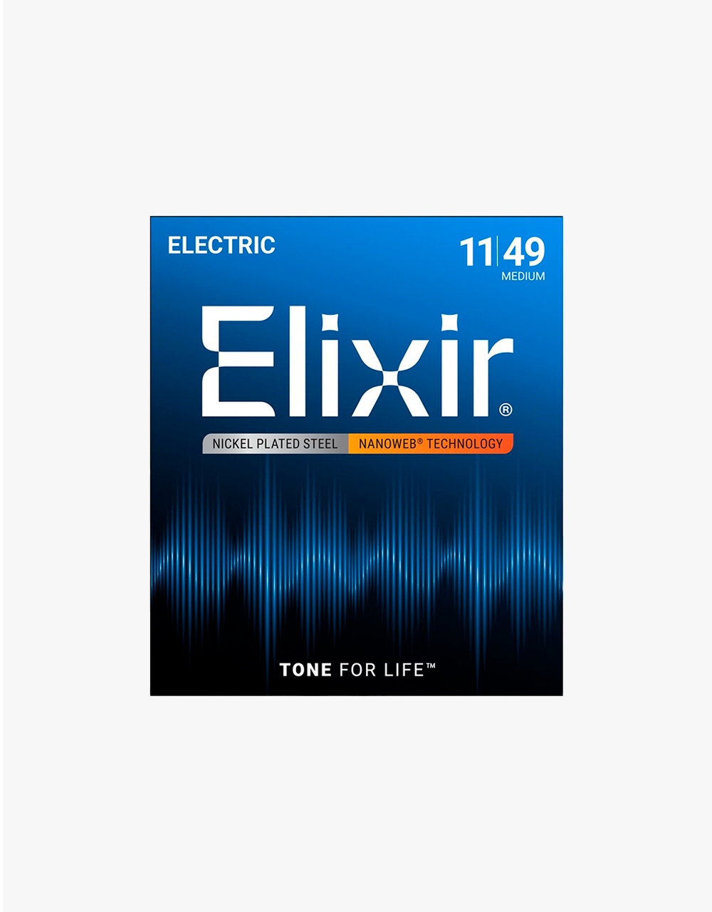 Струны для электрогитары Elixir 12102 Nanoweb, 11-49 - купить в "Гитарном Клубе"