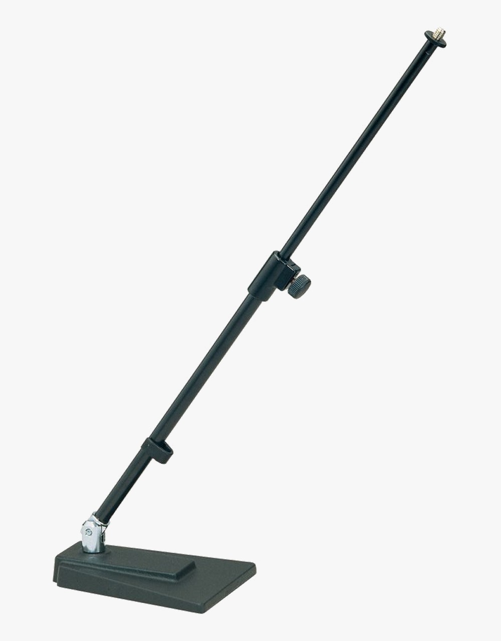 Микрофонная стойка K&M 23400-300-55 с наклонным коленом, чёрная, 400-640 мм - купить в "Гитарном Клубе"