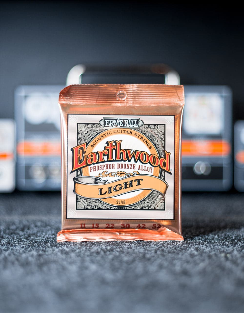 Струны для акустической гитары Ernie Ball 2148 Earthwood Phosphor Bronze, 11-52 - купить в "Гитарном Клубе"