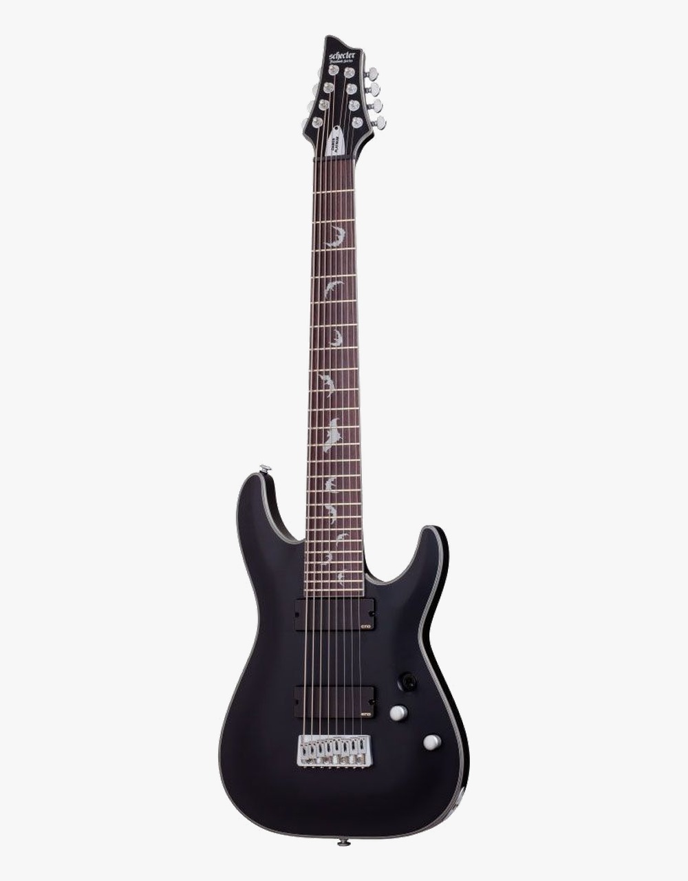 Электрогитара Schecter DAMIEN PLATINUM-8, Satin Black - купить в "Гитарном Клубе"