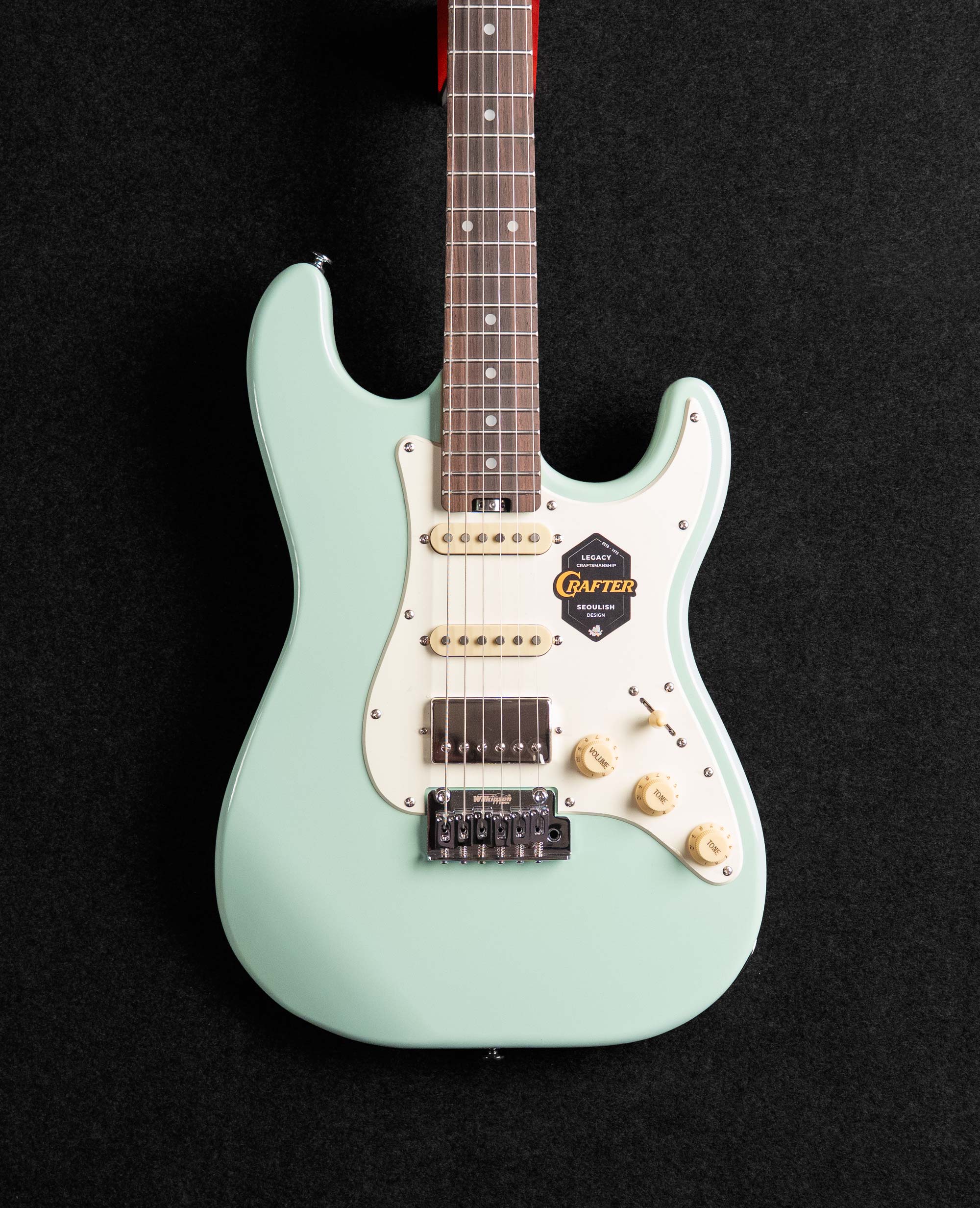 Электрогитара Crafter Modern Seoul II S VVS RS Ara Green - купить в "Гитарном Клубе"