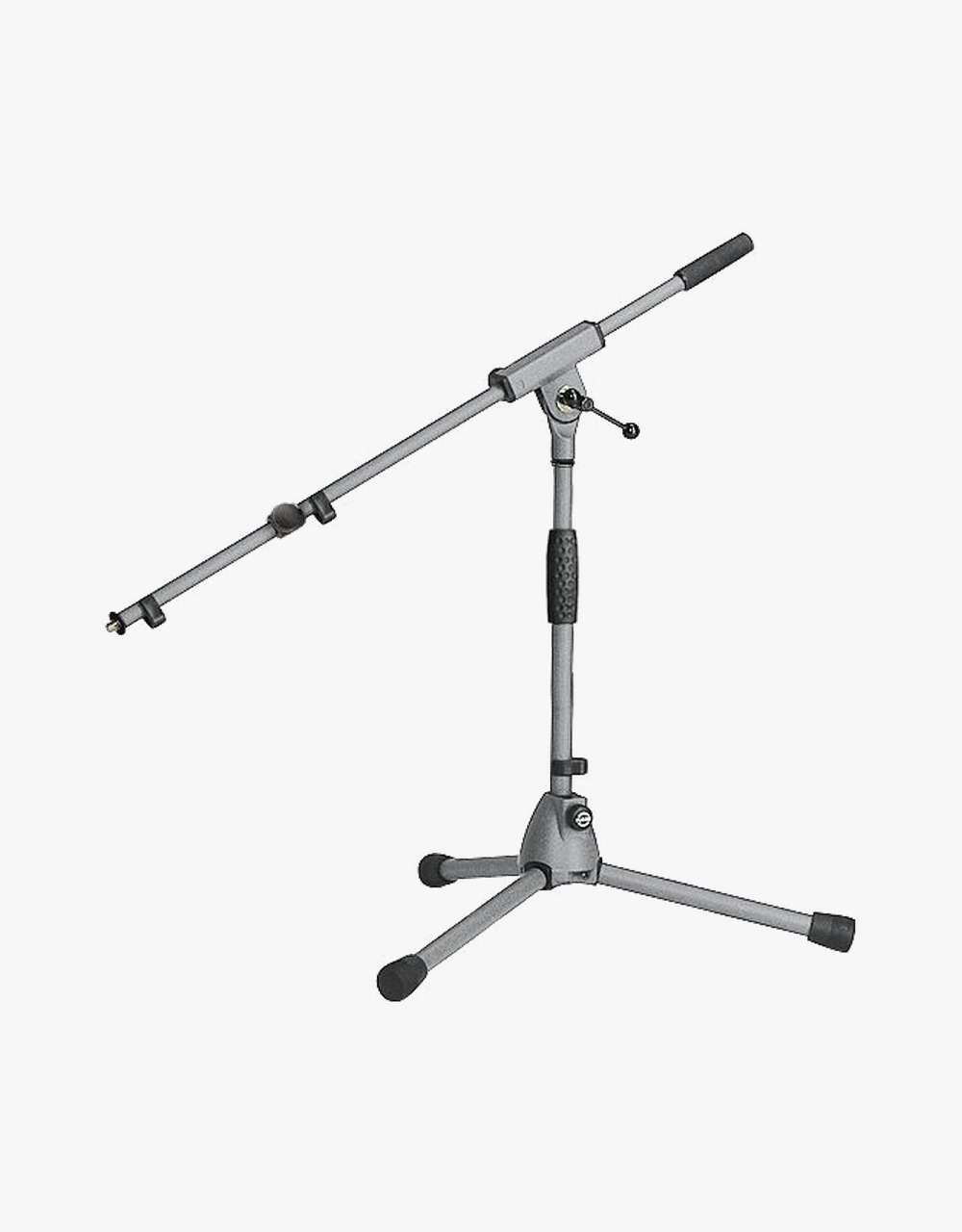 Микрофонная стойка K&M 25900-370-87 "журавль", низкая, серая, 425-645 мм - купить в "Гитарном Клубе"