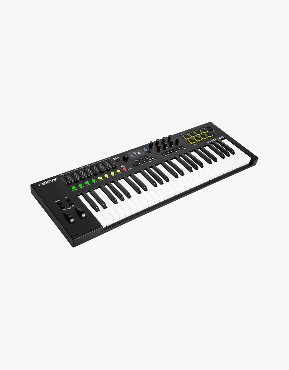MIDI-контроллер Nektar Impact LX49 mk3 USB MIDI клавиатура, 49 клавиш, вес 3.1 кг - купить в "Гитарном Клубе"