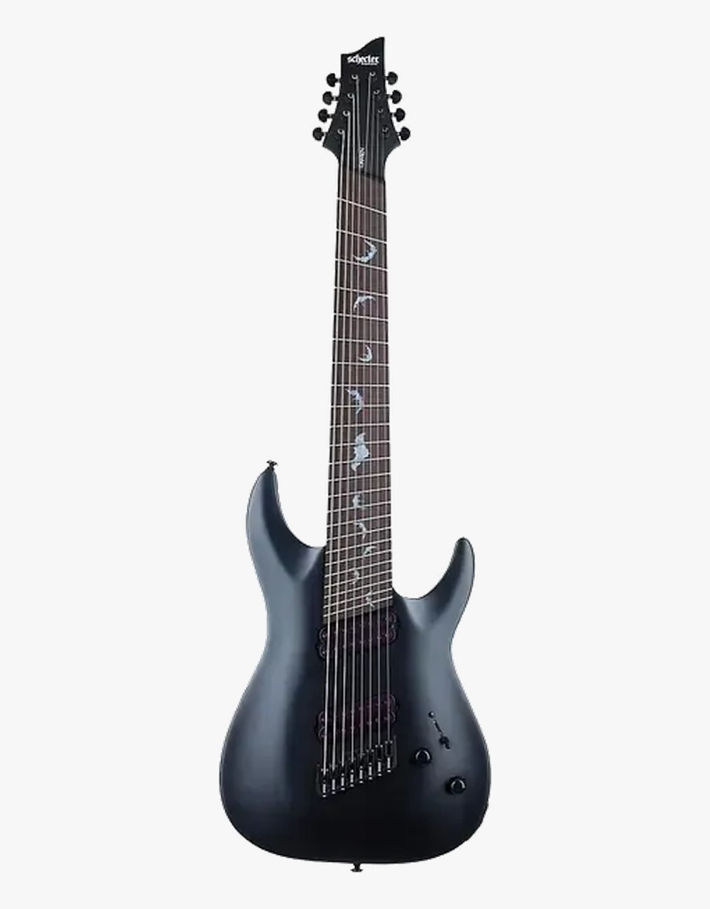 Электрогитара Schecter DAMIEN-8 MS, Satin Black - купить в "Гитарном Клубе"