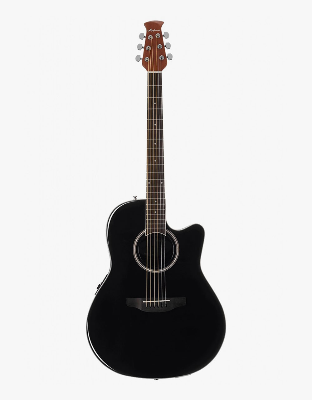 Электроакустическая гитара Ovation Applause AB24II-5 Balladeer Mid Cutaway Black - купить в "Гитарном Клубе"
