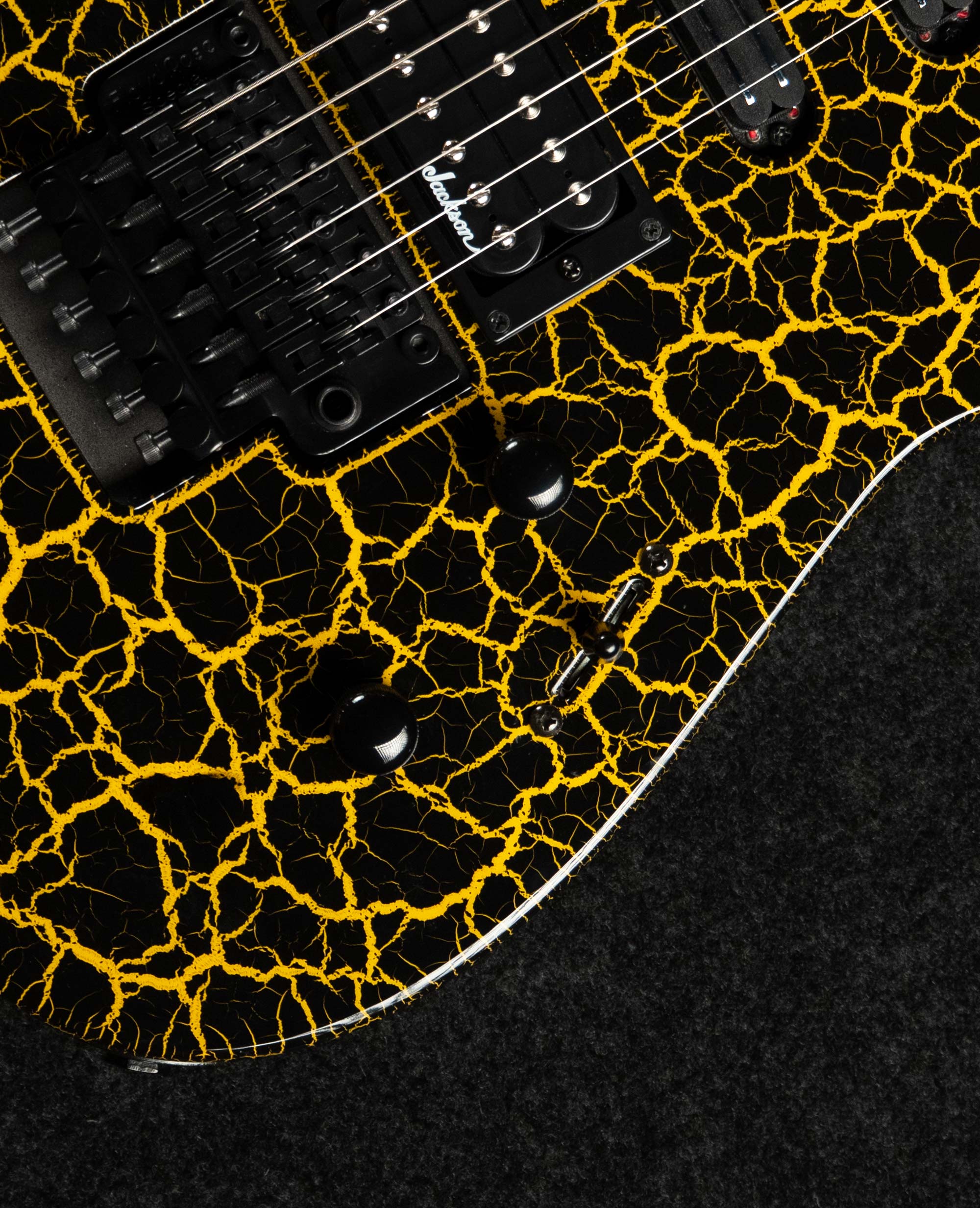 Электрогитара Jackson Soloist SL3X DX Yellow Crackl - купить в "Гитарном Клубе"