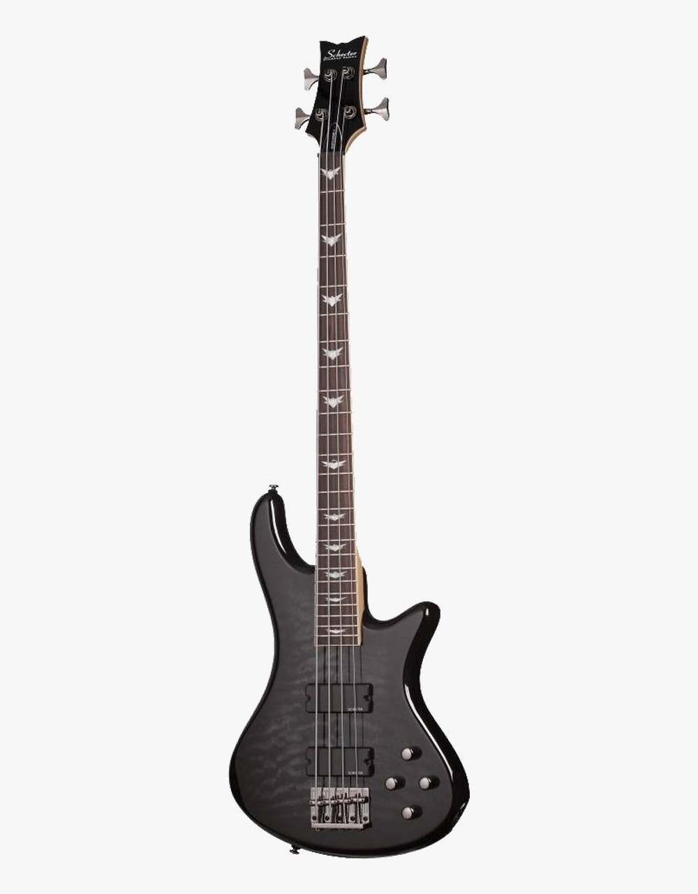 Бас-гитара Schecter STILETTO EXTREME-4, See-Thru Black - купить в "Гитарном Клубе"