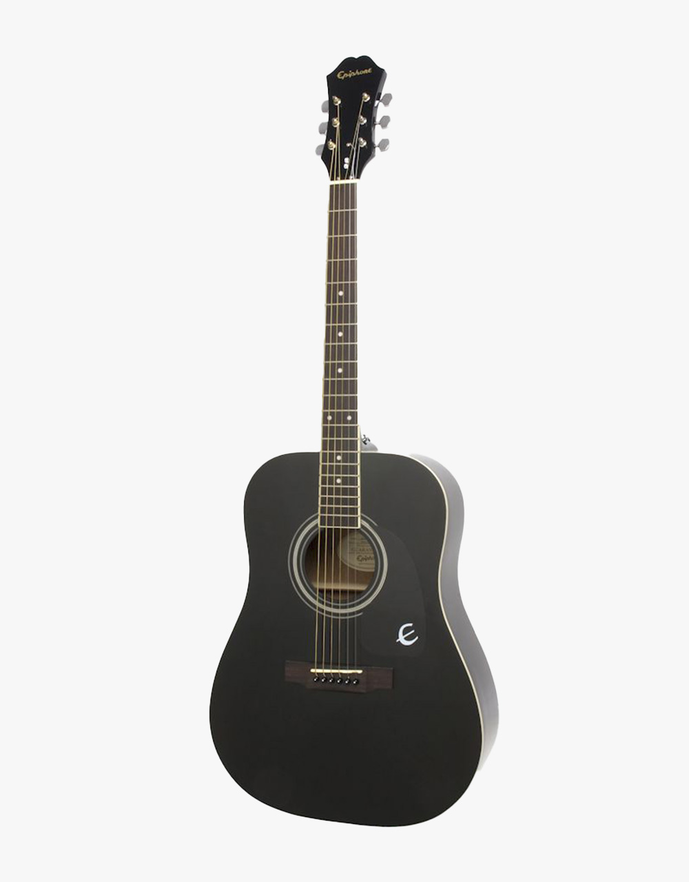 Акустическая гитара Epiphone DR-100 Ebony - купить в "Гитарном Клубе"