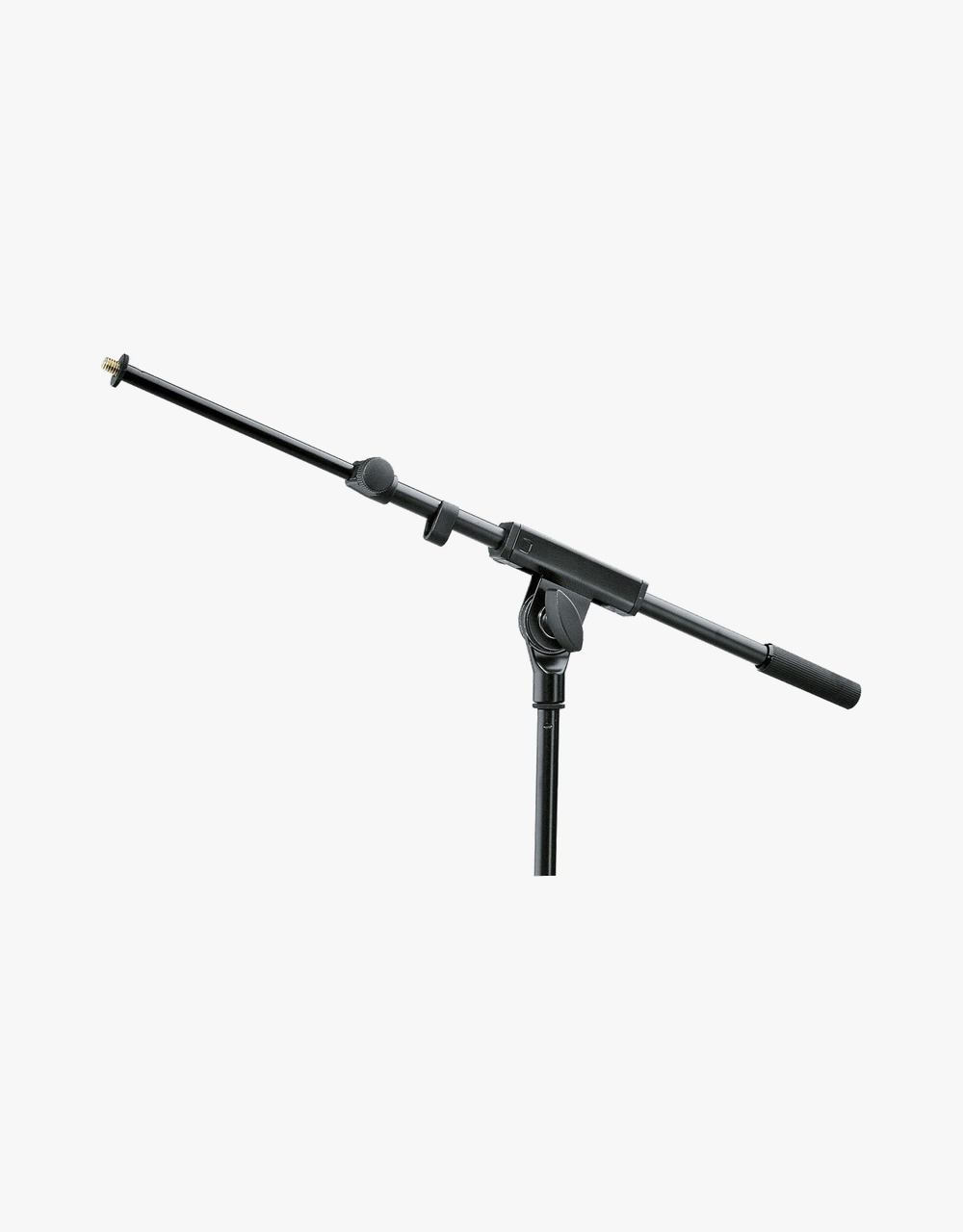 Микрофонная стойка K&M 21140-300-55 телескопическая стрела, черная, 425-725 мм - купить в "Гитарном Клубе"