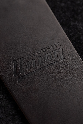 Ремень для гитары Acoustic Union Leather Classic 75, Brown - купить в "Гитарном Клубе"