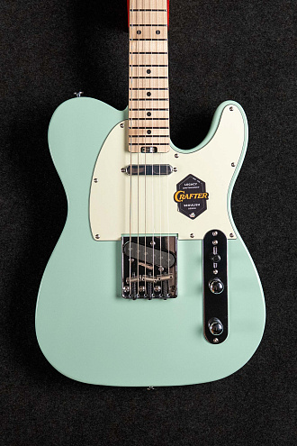 Электрогитара Crafter Charlotte T MP Ara Green - купить в "Гитарном Клубе"