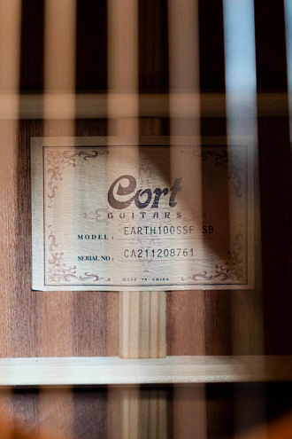 Электроакустическая гитара Cort Earth 100SSF-SB - купить в "Гитарном Клубе"
