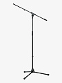 Микрофонная стойка K&M 21060-300-55 "журавль", черная, 925-1630 мм - купить в "Гитарном Клубе"