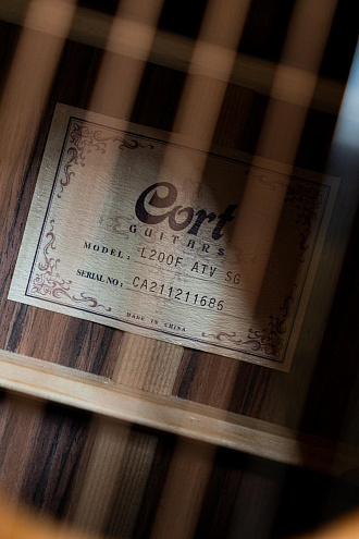 Электроакустическая гитара Cort L200F-ATV-SG Luce - купить в "Гитарном Клубе"