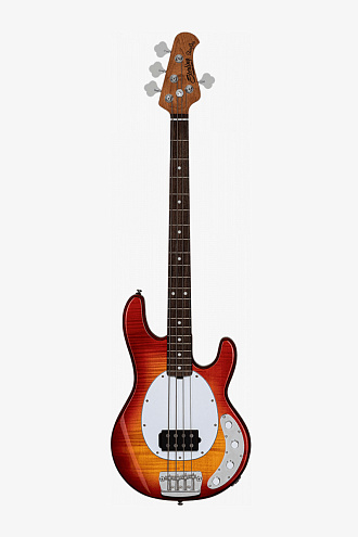 Бас-гитара Sterling StingRay RAY34FM-HCB, Heritage Cherry Burst - купить в "Гитарном Клубе"