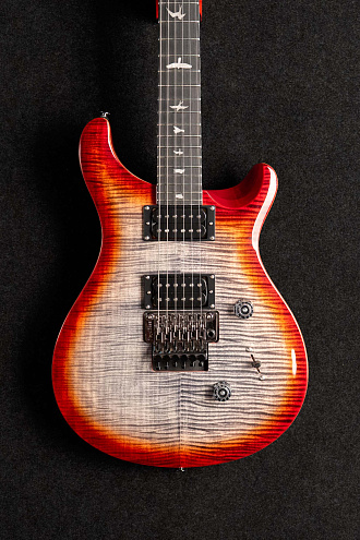 Электрогитара PRS SE CUSTOM 24 FLOYD CHARCOAL CHERRY BURST - купить в "Гитарном Клубе"