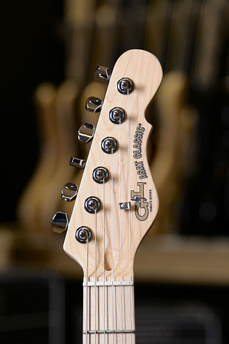 Электрогитара G&L Tribute ASAT Classic Bluesboy Semi-Hollow Natural Ash MP - купить в "Гитарном Клубе"