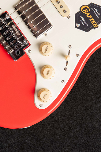 Электрогитара Crafter Modern Seoul II S VVS RS Vintage Red - купить в "Гитарном Клубе"