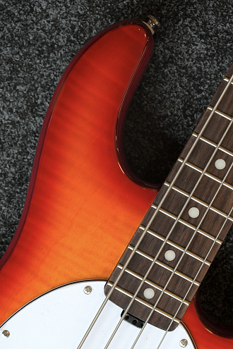Бас-гитара Sterling StingRay RAY34FM-HCB, Heritage Cherry Burst - купить в "Гитарном Клубе"