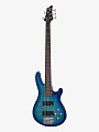 Бас-гитара Schecter C-5 PLUS, Ocean Blue Burst - купить в "Гитарном Клубе"