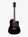 Электроакустическая гитара Ibanez PF15ECE-BK - купить в "Гитарном Клубе"