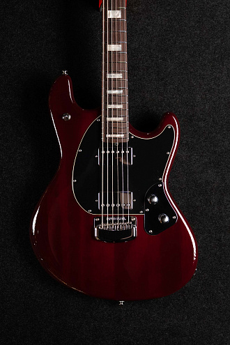 Электрогитара Music Man Stingray Oxblood Baritone - купить в "Гитарном Клубе"
